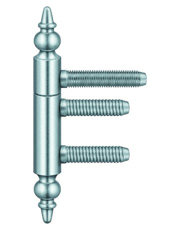 Fenster- Einbohrband, BAKA® B 1-13 ZK, für Drehflügel, 2-teilig, Ø 13mm, vergoldet, poliert - SIMONSWERK
