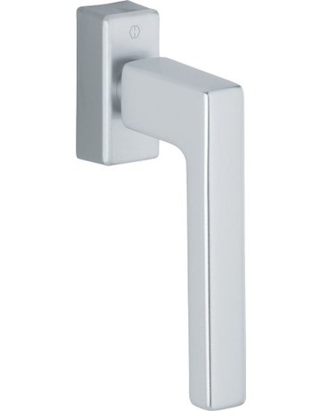 Drehkipp-Fenstergriff, Austin 0769/UD9024, mit eckiger Rosette, Vierkant 7x 32-42, naturfarbig - HOPPE