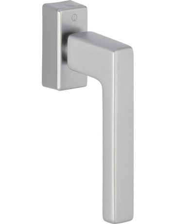 Drehkipp-Fenstergriff, Austin 0769/UD9024, mit eckiger Rosette, Vierkant 7x 32-42, edelstahloptik matt - HOPPE