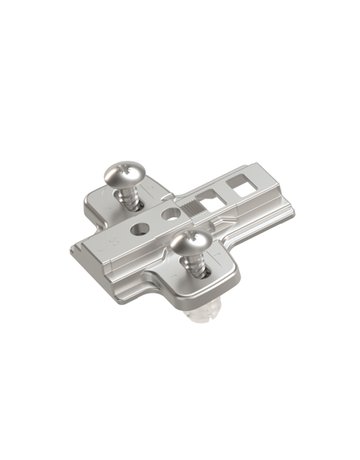 Möbel- Adapter, für Paralleladapter, 9106983, D 0mm, Zinkdruckguss, vernickelt - Hettich