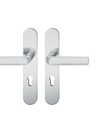 AGL3-Drückergarnitur rechts Edelstahl fein matt - FSB