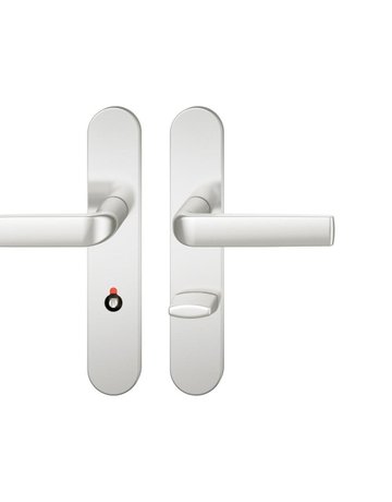 AGL3-Badgarnitur rechts Aluminium naturfarbig - FSB