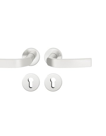 Drückergarnitur 72 1271 Rosette rund ,PZ,8,DR,F1,TS39-48 - FSB