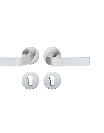 Drückergarnitur 72 1271 Rosette rund ,PZ,8,DR,ER,TS39-48 - FSB