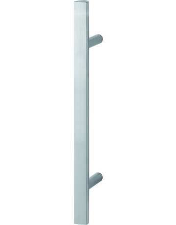 HOPPE Stoßgriff E5091, Gewindeteil, BA 560mm, L 800mm, Durchmesser 40x23mm, verdeckt verschraubt, edelstahl matt