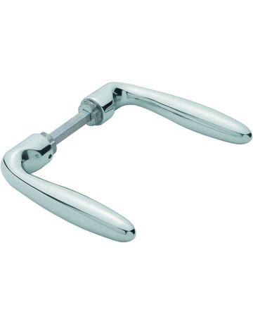HOPPE Drückerpaar Verona M151, 8mm, DIN Links-Rechts, Türstärke min. 32, Türstärke maximal 48mm, verchromt-Resista
