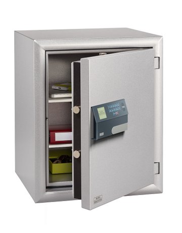 Wertschutzschrank, Diplomat MTD 760 E FP SecuTronic, silbergrau - BURG WÄCHTER