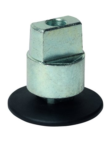 Steckachse mit Flachkonus,12,5mm,silberfarbig verzinkt - dormakaba