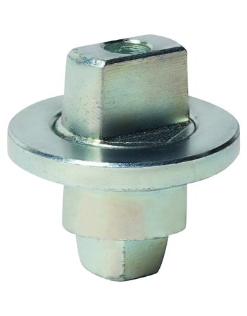 Steckachse BSR mit Flachkonus,0mm,silberfarbig verzinkt - dormakaba