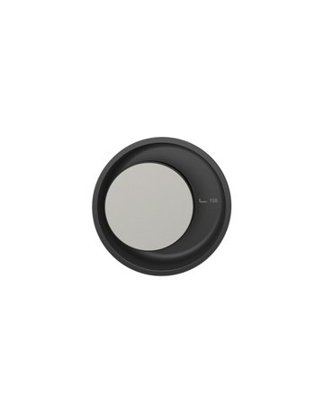Einlassm. rund + Klapppuck links Blende: Naturfarb. eloxiert - FSB
