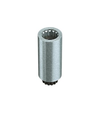 dormakaba Achsverlängerung ED 100/250, mit Flachkonus, 60mm, silberfarbig verzinkt