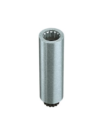 dormakaba Achsverlängerung ED 100/250, mit Flachkonus, 90mm, silberfarbig verzinkt