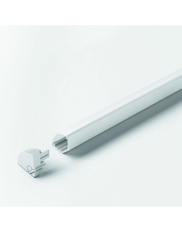 LED ChannelLine H Profil, opal L=2000, Alu- und Abdeckprofil - Halemeier