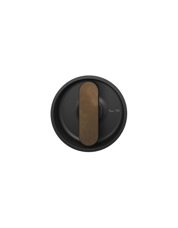 Einlassm. rund Riegel Bronze 7625 - FSB