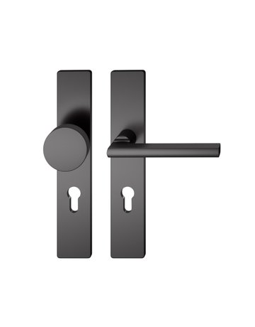Wechselgarnitur 12 1035 LS eck,PZ72/8,schwarz,TS 39-58 - FSB
