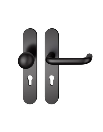 Wechselgarnitur 12 1070 LS oval ,PZ72/8,schwarz,TS 39-58 - FSB