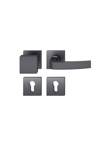Wechselgarnitur 12 1163 Rosette eckig ,PZ,8,sw,TS39-58 - FSB