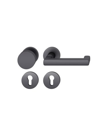 Wechselgarnitur 12 1232 Rosette rund ,PZ,8,sw,TS39-58 - FSB