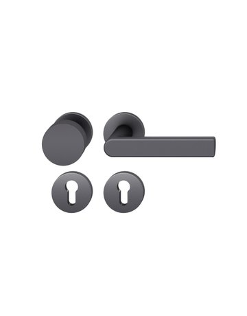 Wechselgarnitur 12 1244 Rosette rund ,PZ,8,sw,TS39-58 - FSB