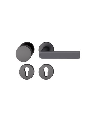 Wechselgarnitur 12 1244 Rosette rund ,PZ,8,sw,TS39-58 - FSB