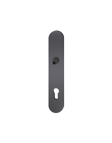 Langschild ASL® 12 1418 oval,PZ 92,schwarz gestr. - FSB