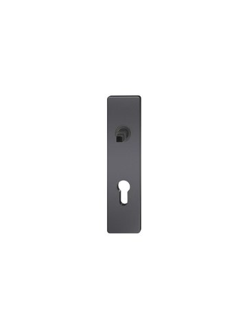 Kurzschild ASL® 12 1450 eckig,PZ 72,schwarz gestr. - FSB