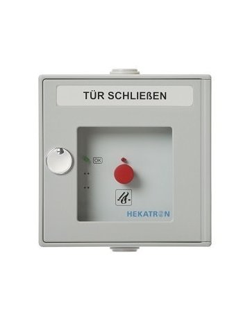 HEKATRON Handtaster DKT 01,AP,grau,"Tür schließen",24V