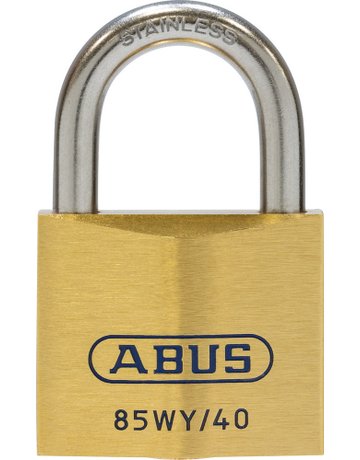 AV - Vorhangschloss 85WYIB/40, Messing massiv - ABUS