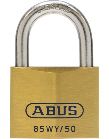 AV - Vorhangschloss 85WYIB/50, Messing massiv - ABUS