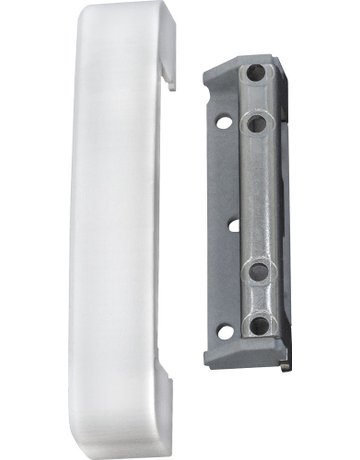 Fenster- Schließkasten-Set, für nach innen öffnende Fenster, SK450H, ohne Schließung, Stahl weiß lackiert - ABUS