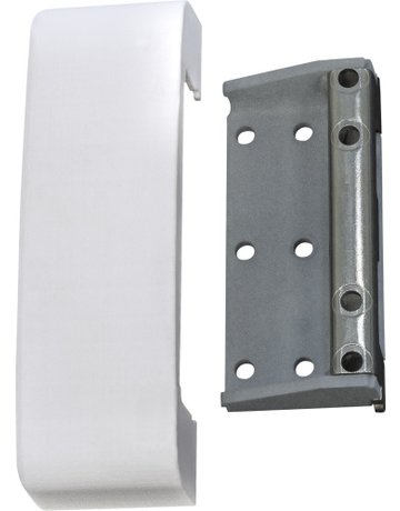Fenster- Schließkasten-Set, für nach innen öffnende Fenster, SK450K, ohne Schließung, Stahl weiß lackiert - ABUS