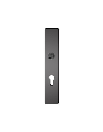 Langschild ASL® 12 1410 eckig,PZ 72,schwarz - FSB