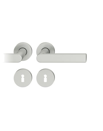Drückergarnitur 12 1244 LS eck,BB/8,F1,TS 39-58 - FSB