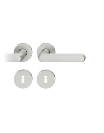 Drückergarnitur 12 1246 Rosette ,rd.,BB,8,F1,TS39-58 - FSB