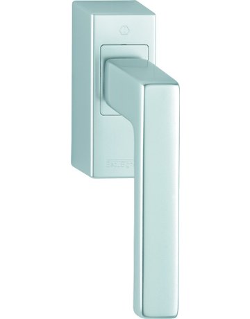 Drehkipp- Fenstergriff, mit Funk-Konsole, Toulon 0737/FR-409, Vierkant 7, Stift vorstehend 32-42, Aluminium, naturfarbig matt - HOPPE