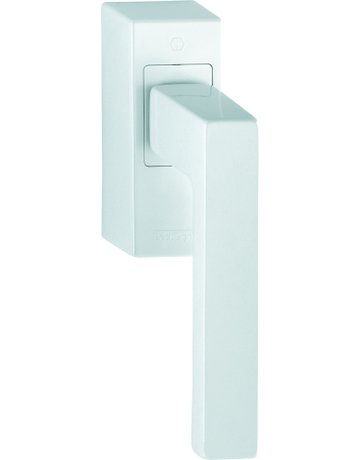 Drehkipp- Fenstergriff, mit Funk-Konsole, Toulon 0737/FR-409, Vierkant 7, Stift vorstehend 32-42, Aluminium, verkehrsweiß beschichtet - HOPPE