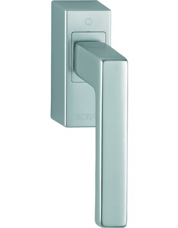 Drehkipp- Fenstergriff, mit Funk-Konsole, Toulon 0737/FR-409, Vierkant 7, Stift vorstehend 32-42, Aluminium, stahlfarbig eloxiert - HOPPE
