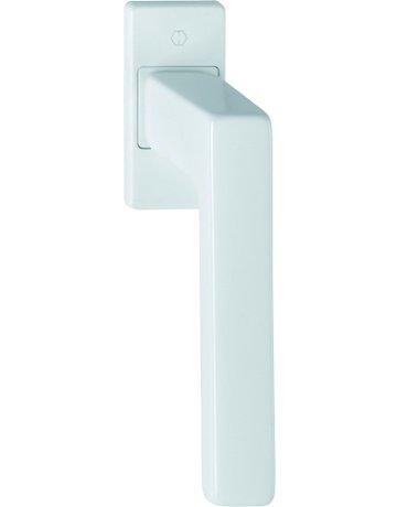 Drehkipp-Fenstergriff, Austin 0769/USV919, mit eckiger Rosette, Vierkant 7x 32-42, verkehrsweiß beschichtet - HOPPE