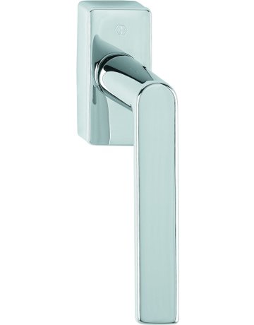 Drehkipp-Fenstergriff, Los Angeles M0642/US943, mit eckiger Rosette, Vierkant 7x 32-42, verchromt-Resista - HOPPE