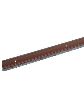 Möbel- Bürstenleiste, Länge 2.500mm, Höhe 27mm, 26453, Kunststoff braun - Hettich