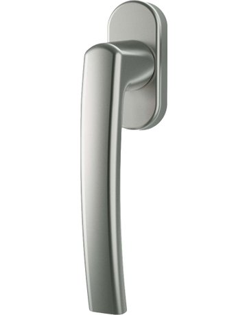 DK-Fenstergriff, RotoLine, mit ovaler Rosette, VK7x43, titan eloxiert