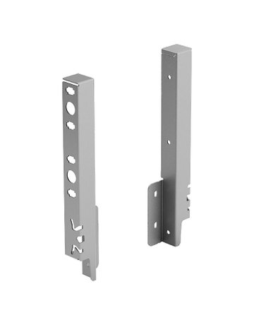 Set Rückwandverbinder ArciTech 218 mm, silber, links und rechts - Hettich