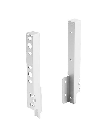Set Rückwandverbinder ArciTech 218 mm, weiß, links und rechts - Hettich
