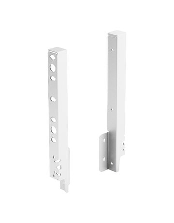 Set Rückwandverbinder ArciTech 250 mm, weiß, links und rechts - Hettich