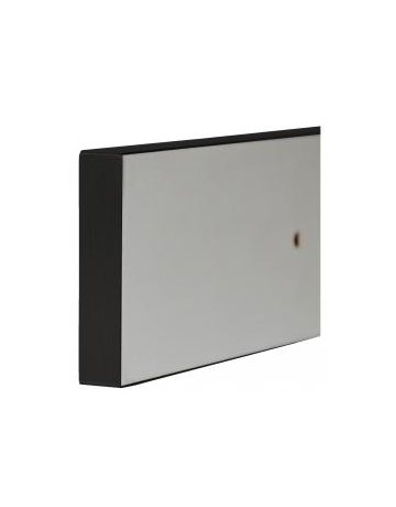 Wandabstandsprofile MDF 2000 mm 12 mm für Schiebetürbeschlag Nimos, schwarz matt - Topform