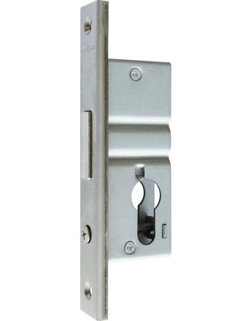 Rohrrahmen-Riegelschloss U-Stulp Niro, 24x5x160mm, PZ, 29 D - Schüco