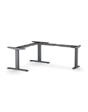 Tischg. 3D Plus, 3-Bein mit Memit Einh 640-1290mm, Ral 7016, Anthrazit, - Topform