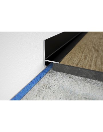 Abschlußleisten SL16X5 16 x 26 x 2000 mm, Alu schwarz C35 - Minileiste
