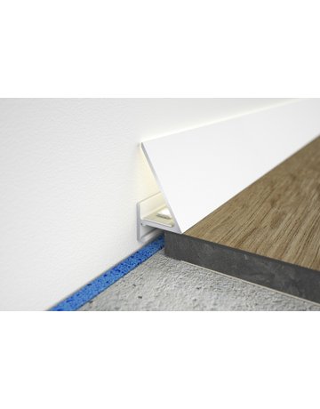 Abschlußleisten SLED16X5 16 x 31 x 2000 mm, Alu weiß RAL9016 - Minileiste