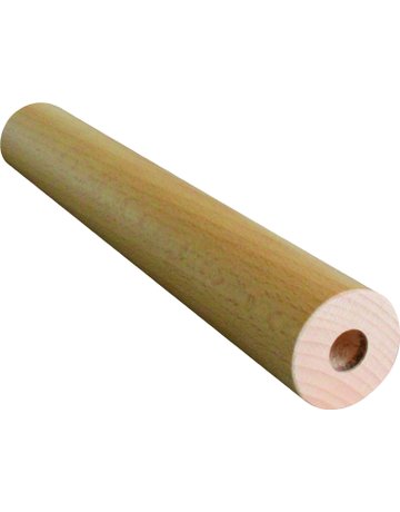 Handlauf rund 42 mm D. Buche lackiert mit 15 mm Bohrung L = 2000 mm